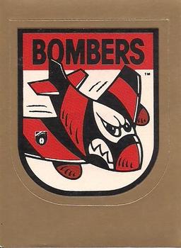 1992 Select AFL Stickers #75 Essendon Bombers Front